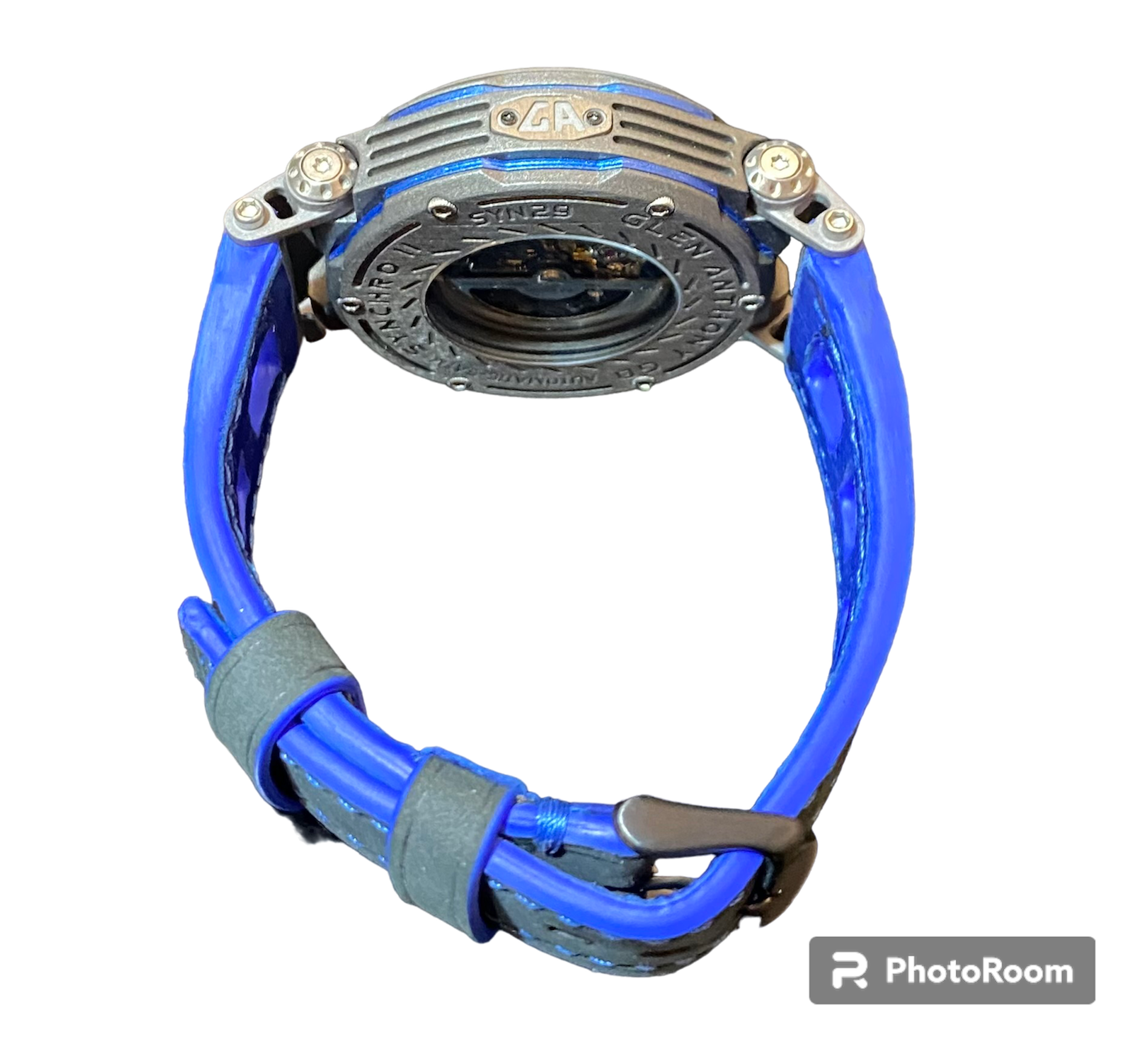SYNCHRO II Blue Skeleton Automatic