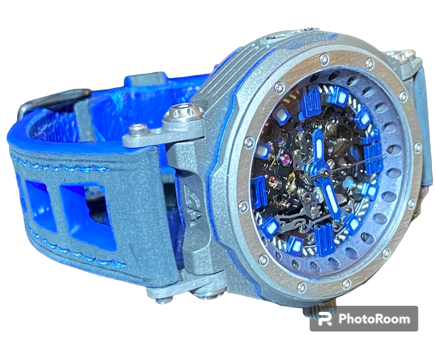 SYNCHRO II Blue Skeleton Automatic