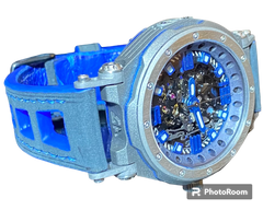 SYNCHRO II Blue Skeleton Automatic