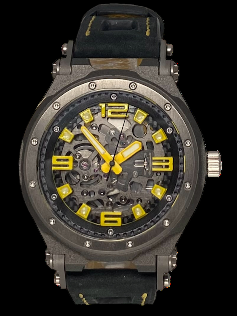 SYNCHRO II Yellow Skeleton Automatic