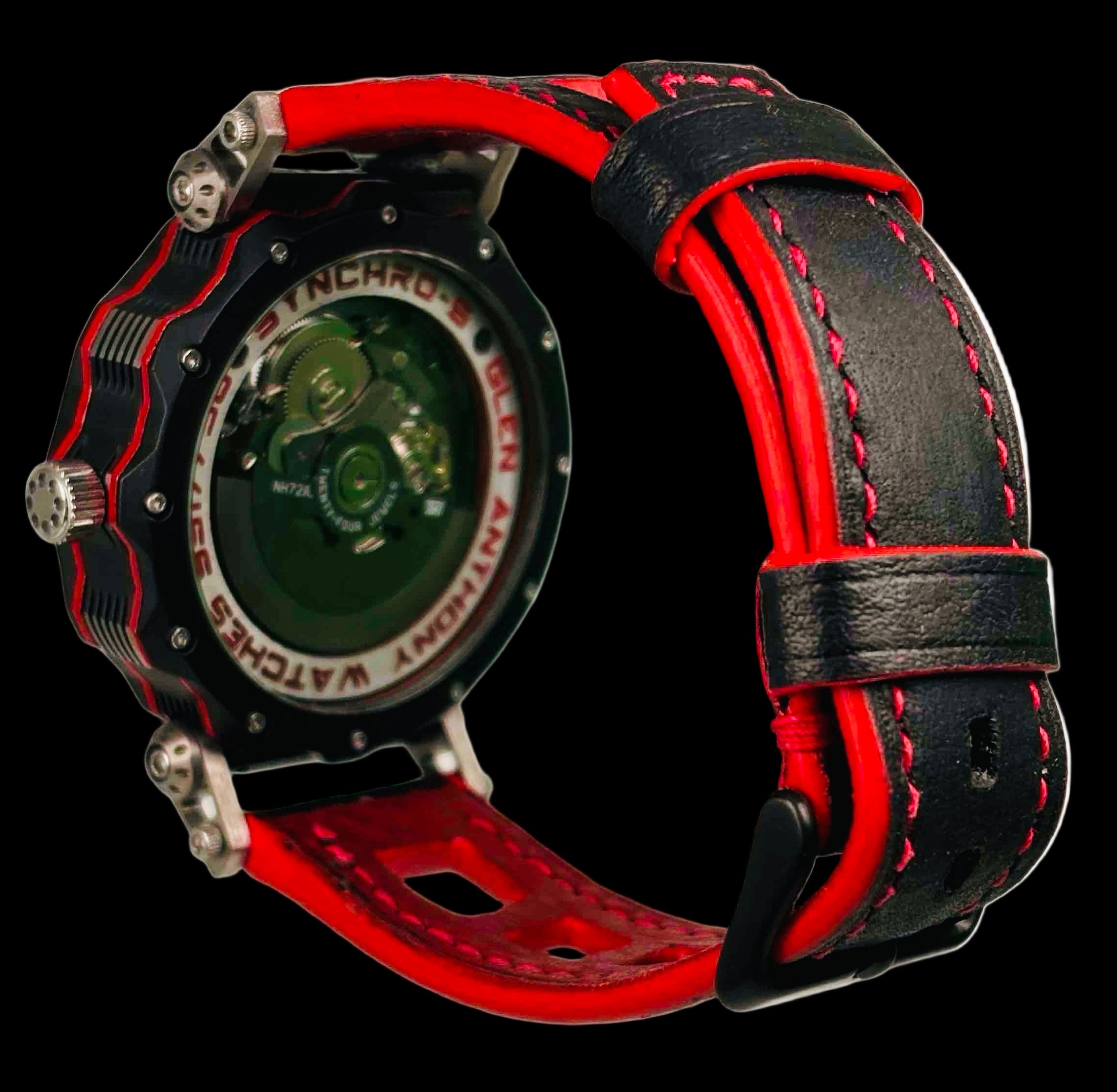 Synchro Sport Red and Black Automatic