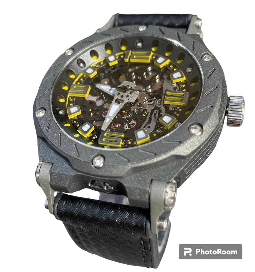 SYNCHRO II Skeleton Automatic with yellow detail