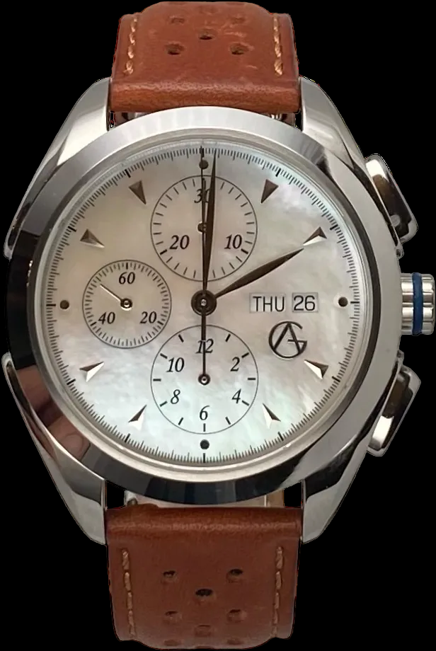 Elegance Sport Chronograph White Pearl