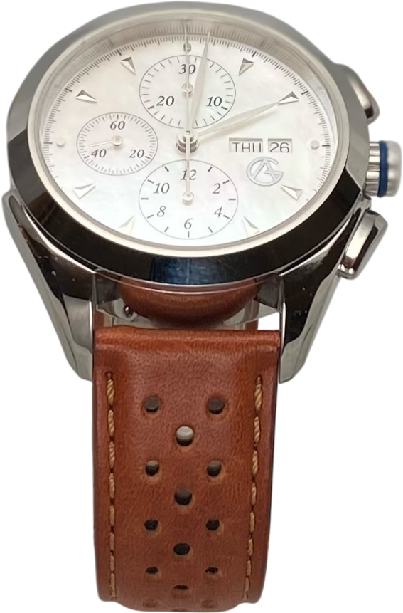 Elegance Sport Chronograph White Pearl