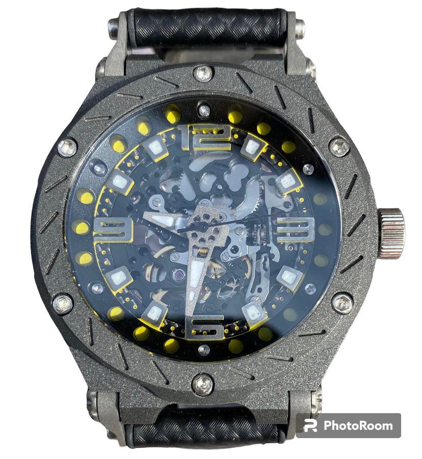 SYNCHRO II Skeleton Automatic with yellow detail