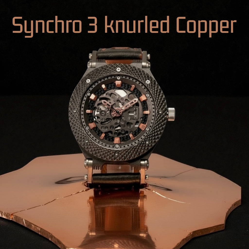 Synchro 3 knurled Copper