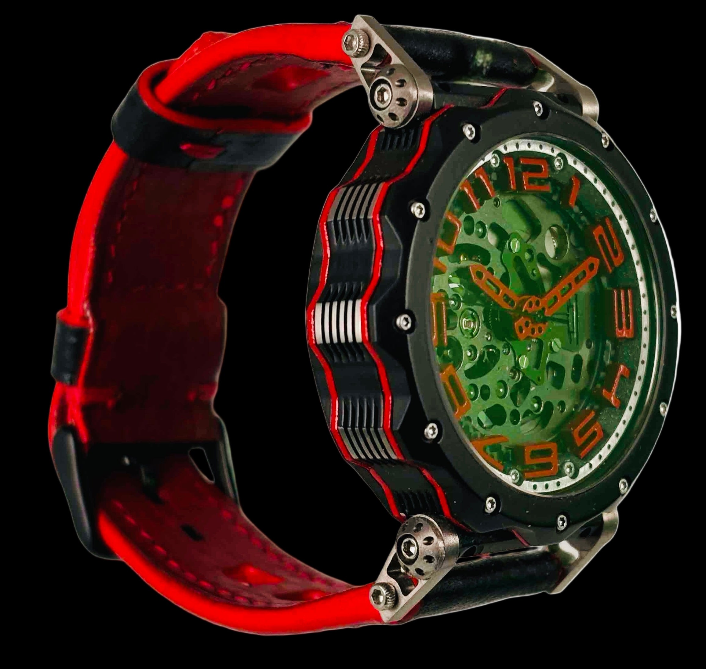 Synchro Sport Red and Black Automatic