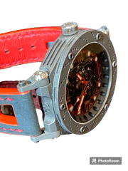 SYNCHRO II Red Skeleton Automatic