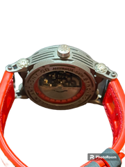 SYNCHRO II Red Skeleton Automatic