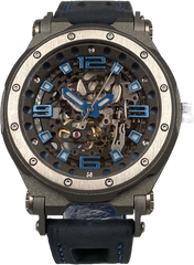 SYNCHRO II Blue Skeleton Automatic