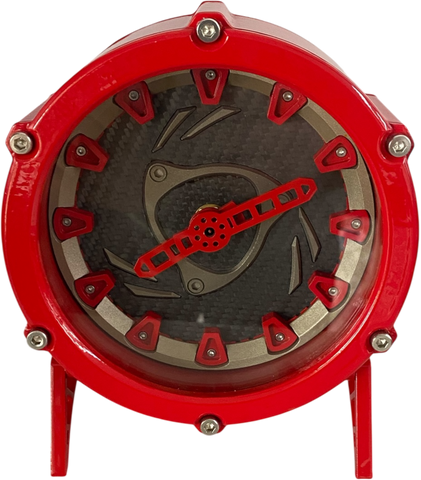 Clutch clock red