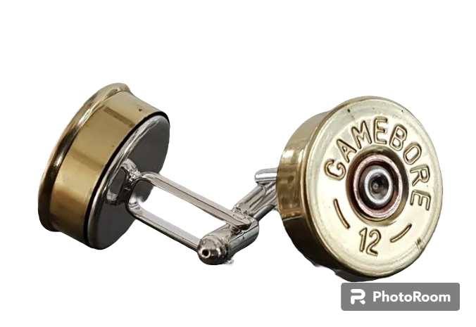Shot gun cartridge cuff links