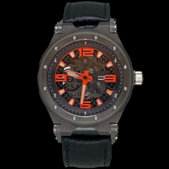 SYNCHRO R Orange Skeleton Automatic