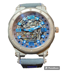 SYNCHRO II Blue Skeleton Automatic